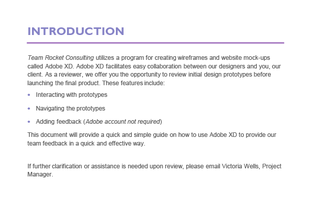 User Guide Introduction Page preview